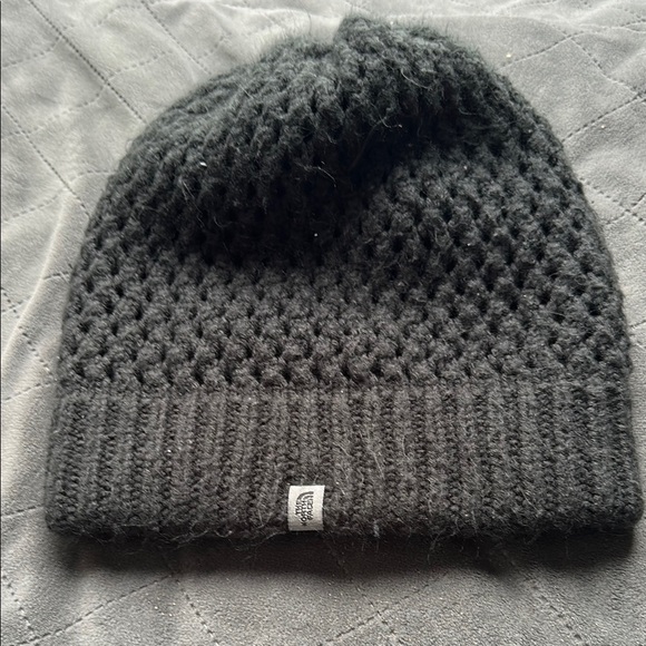 The North Face Other - The North Face Black Knit Hat with Textured Patterns​